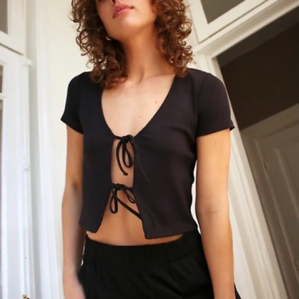 wilfred free | only tie-front t-shirt